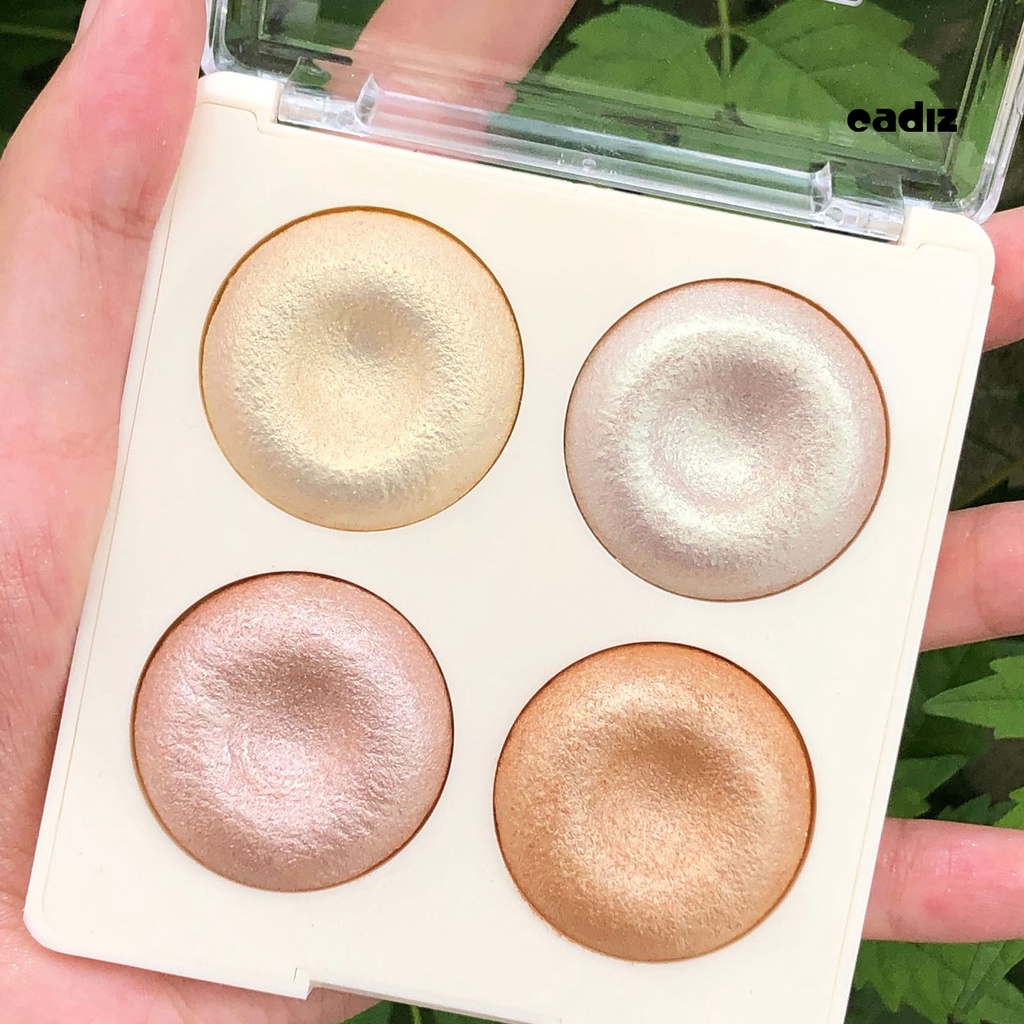 Bảng Phấn Mắt 4 Màu 13g Hiệu Ứng Tự Nhiên Ánh Ngọc Trai Lâu Trôi Độ Lên Màu Cao Tạo Khối Má Hồng Cho Nữ