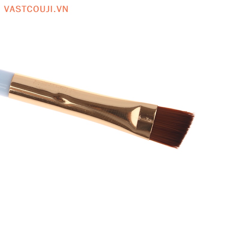 1 Cọ Trang Điểm Hai Đầu VASTJI Kèm Mút Đánh Phấn Và Cọ Lông Mày