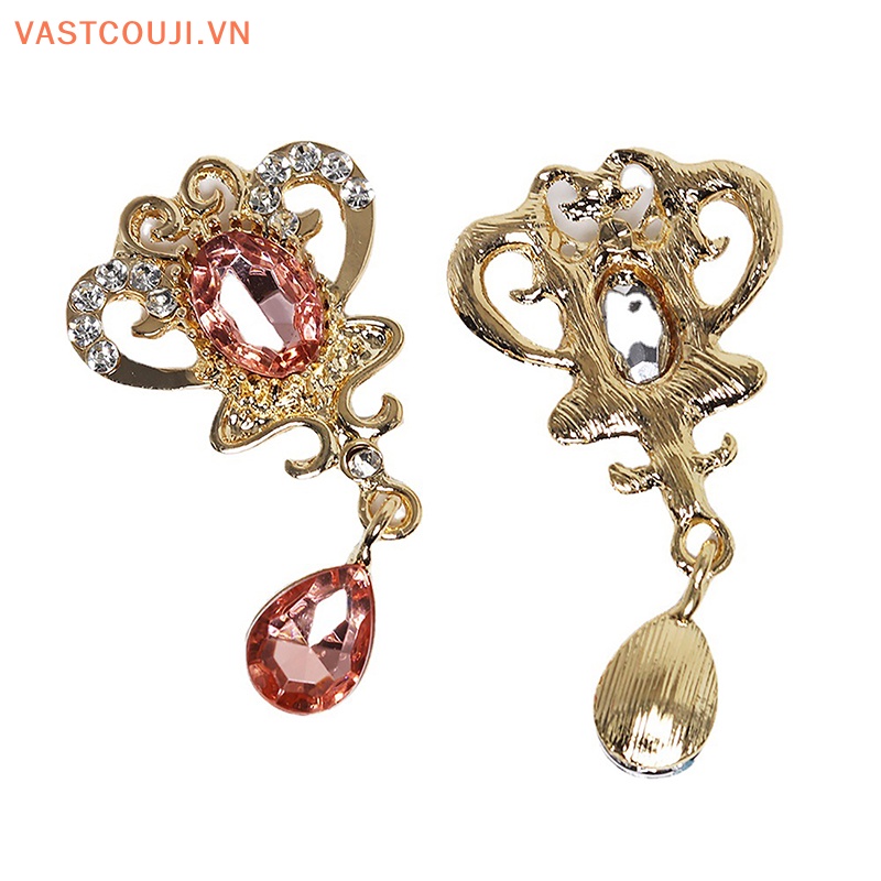 Nút Acrylic Hình Bướm Đính Đá Dùng Làm Trang Sức DIY