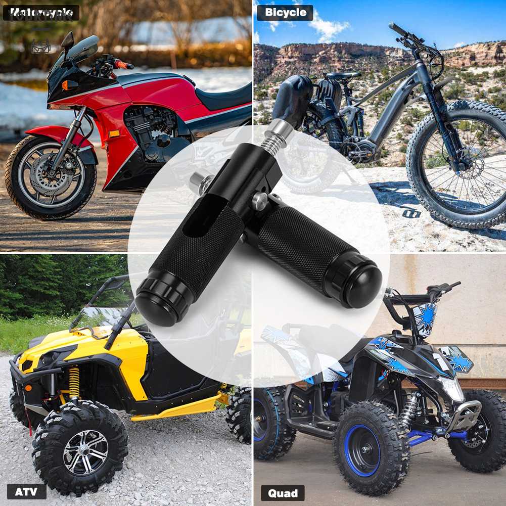 Bàn Đạp Để Chân Phía Sau Bằng Nhôm Chống Trượt Có Thể Gấp Gọn Cho Xe Mô Tô ATV UTV