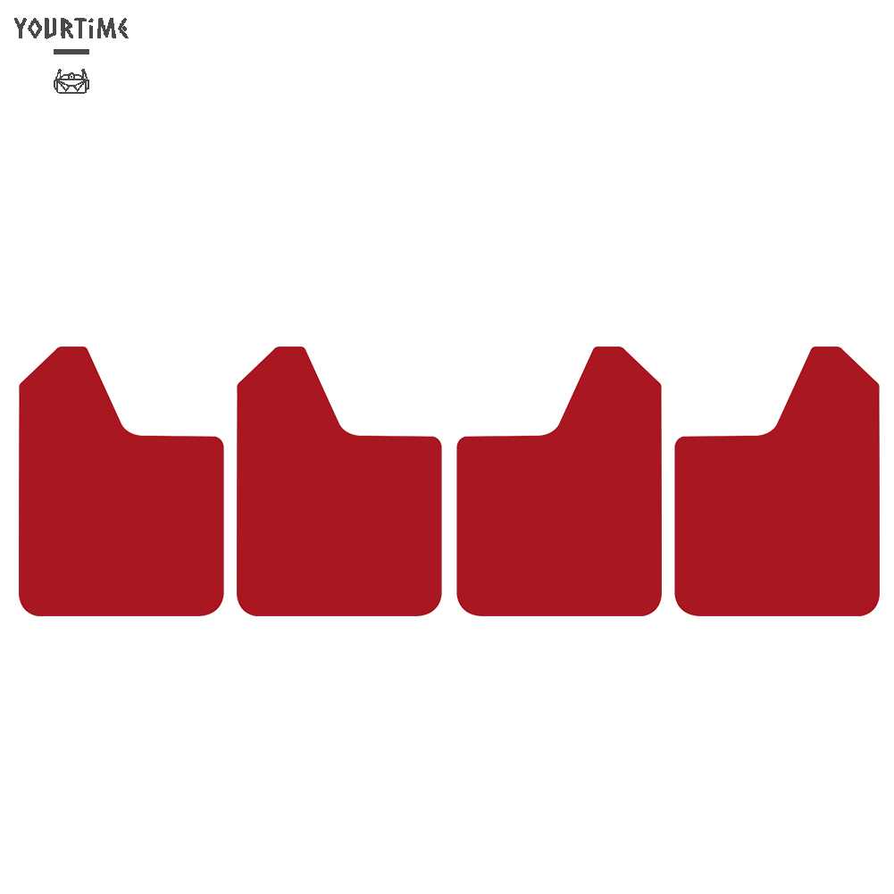 FENDER Set 4 Tấm Chắn Bùn Chuyên Dụng Cho Xe Hơi