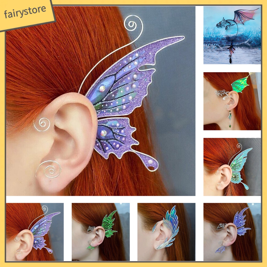 1 Khuyên Đeo Tai Bắt Mắt Hình Động Vật Bằng Kim Loại Tinh Tế Dễ Đeo Cho Nữ