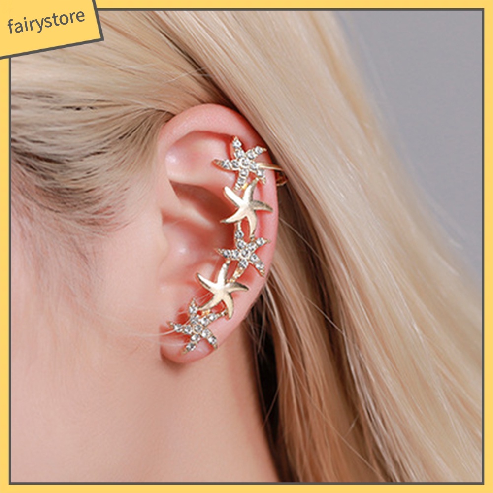 1 Khuyên Vành Tai Helix Hình Hoa Bướm Đính Đá Cho Nữ