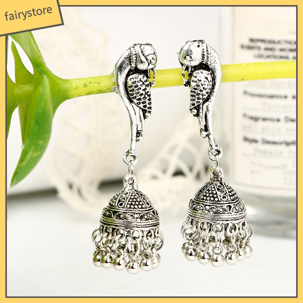 Bông Tai Hình Chim Công / Bóng Tròn Phong Cách Cổ Điển Thời Trang Cho Nữ