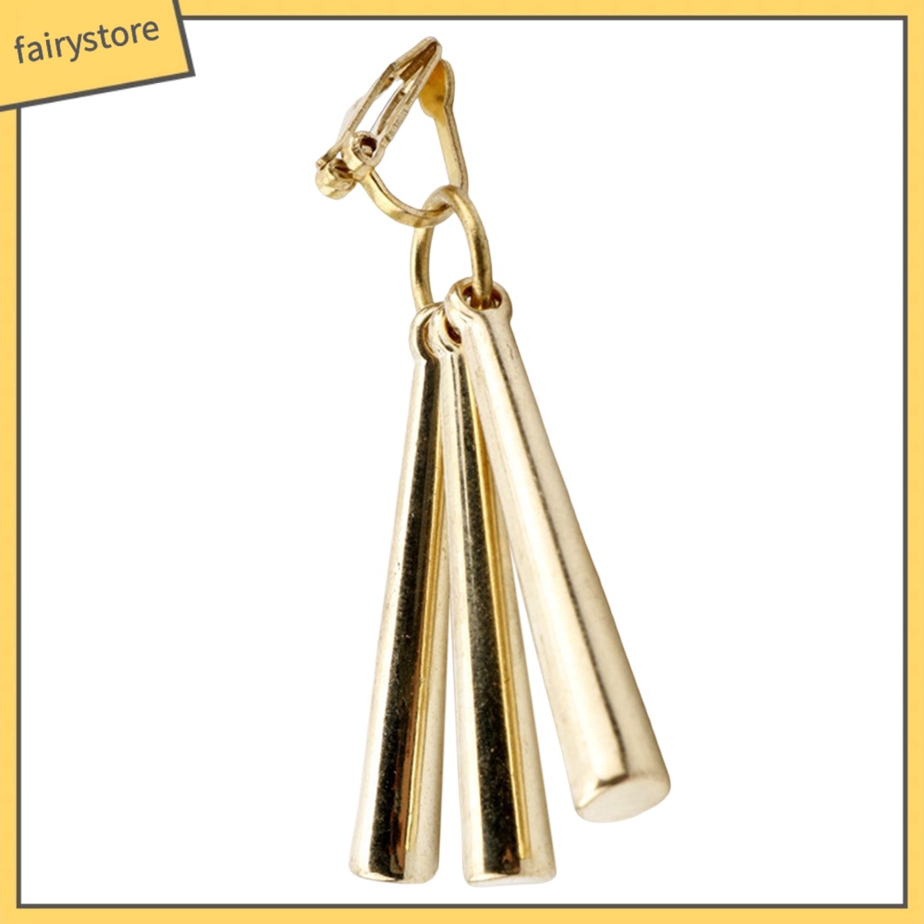 Bông Tai Dạng Móc Bằng Hợp Kim Màu Sắc Đơn Giản Lâu Trôi Cho Nữ