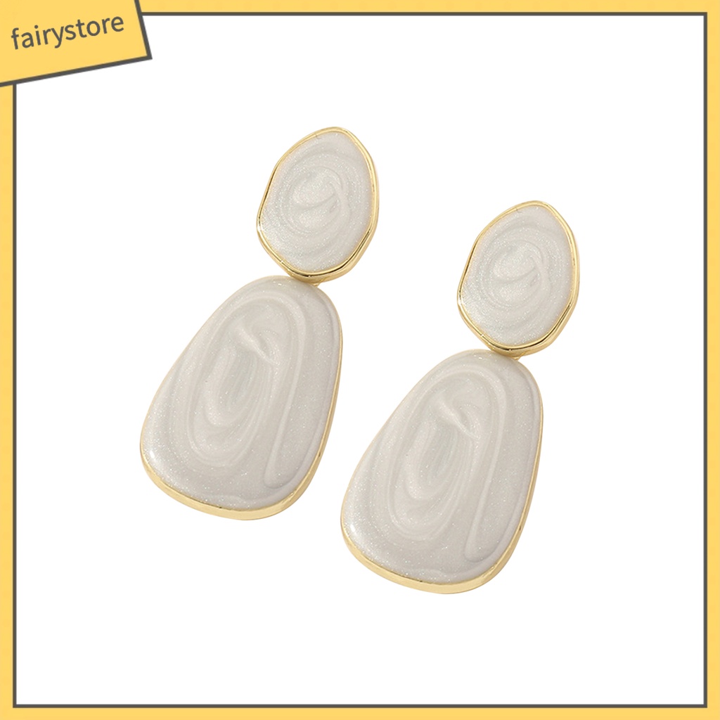 [FRO] Bông Tai Thả Dây Nhỏ Màu Kẹo Tươi Tắn Duyên Dáng Phù Hợp Với Câu Lạc