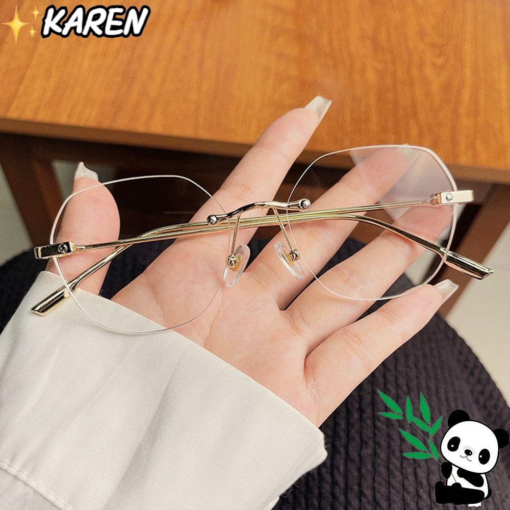 Kính Đọc Sách Không Gọng Chống Tia Sáng Xanh Cho Nữ