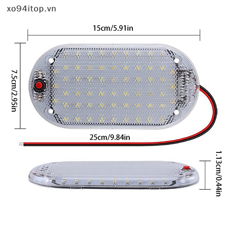 Đèn LED 60 Bóng 12V-85V Gắn Trần Xe Hơi Chuyên Dụng