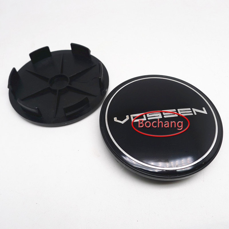 Set 4 Nắp Đậy Trục Bánh Xe Hơi VOSSEN 68mm 62mm Chống Bụi