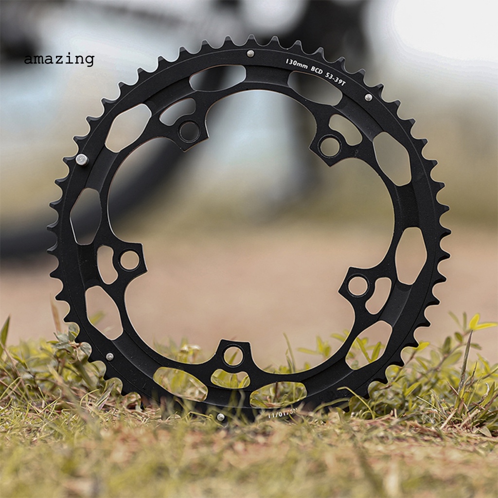 Bộ 2 Bánh Xích Xe Đạp 53T-39T Bằng Hợp Kim Nhôm Siêu Nhẹ Chất Lượng Cao