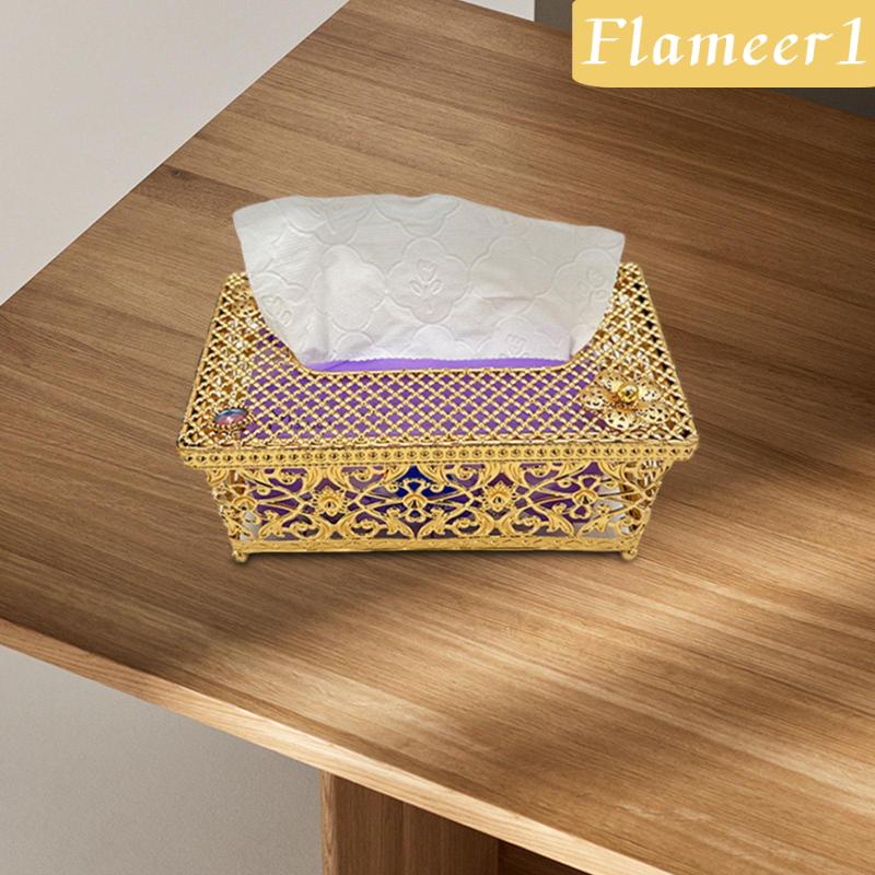 [flameer1] Hộp Đựng Khăn Giấy Hình Chữ Nhật Cho Phòng Tắm Bàn Làm Việc