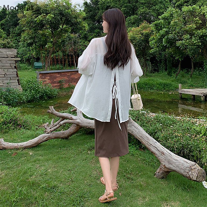 Mfc Đầm Midi Hai Dây Mỏng Mùa Hè Gợi Cảm Cho Nữ WTD