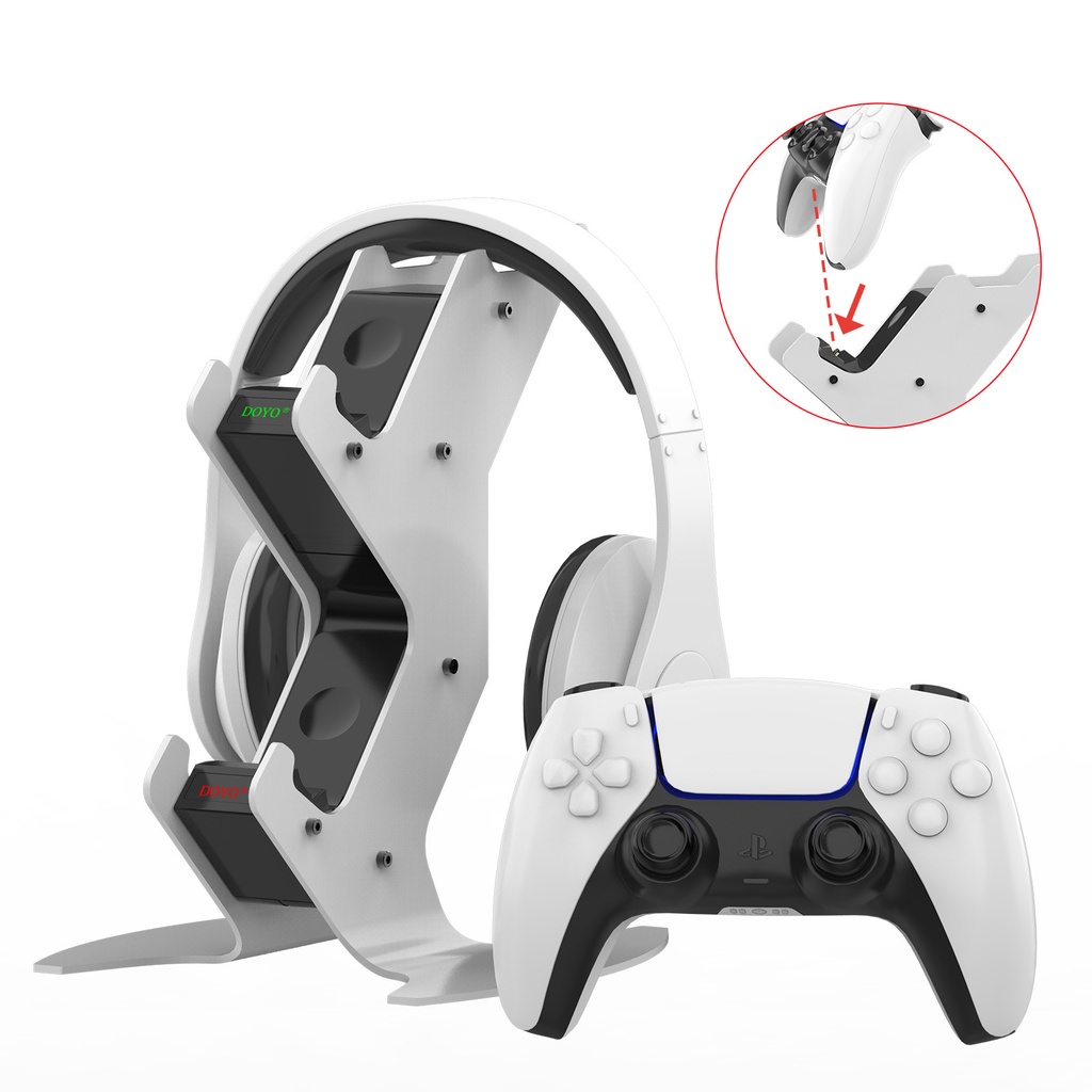 Đế Sạc Đôi Thông Dụng 2023 GuliKit Cho Tay Cầm Chơi Game PS5 PS4 Xbox One Switch Pro