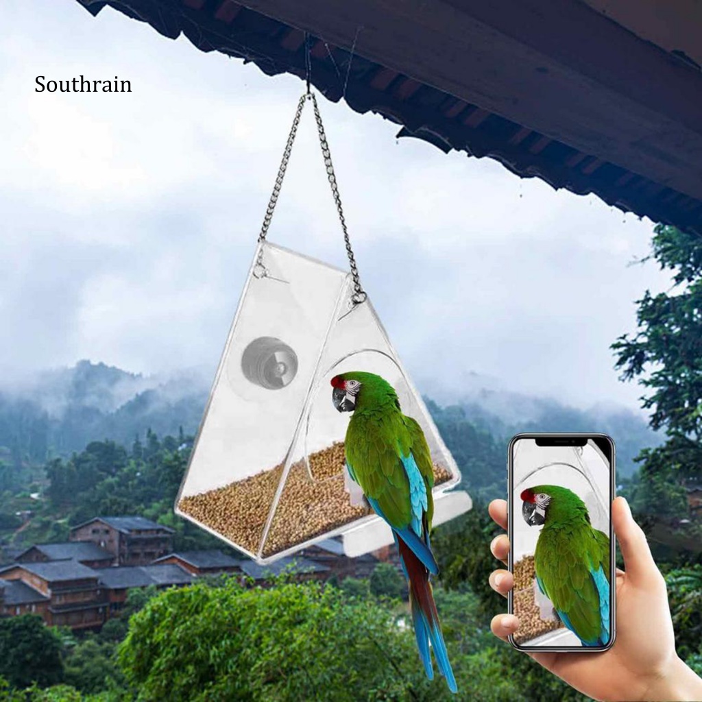 1 Bộ Dụng Cụ Cho Chim Ăn Có Camera Quan Sát Ban Đêm Kết Nối WiFi Hỗ Trợ Cung Cấp Thức Ăn Ngoài Trời