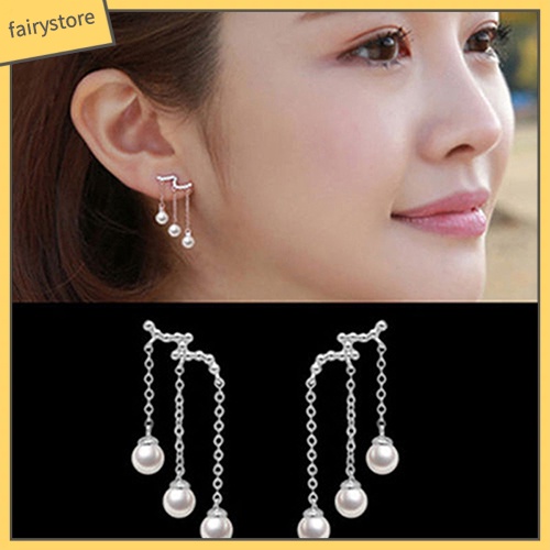 Bông Tai Đính Ngọc Trai Giả Thanh Lịch Dành Cho Nữ Charms