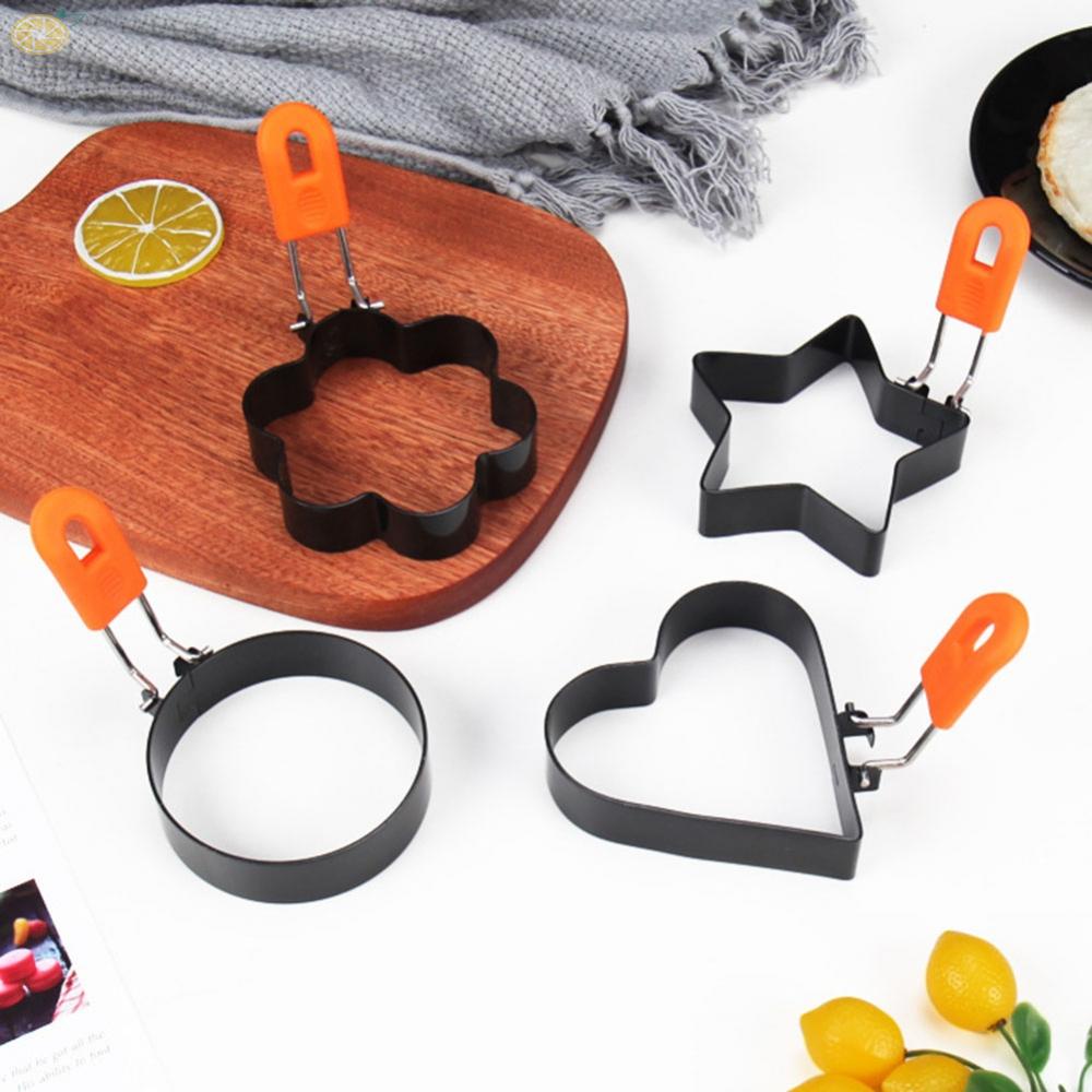 【VARSTR】Make Perfect Breakfast Without the Mess with These Stainless Steel Egg Rings Set of 4