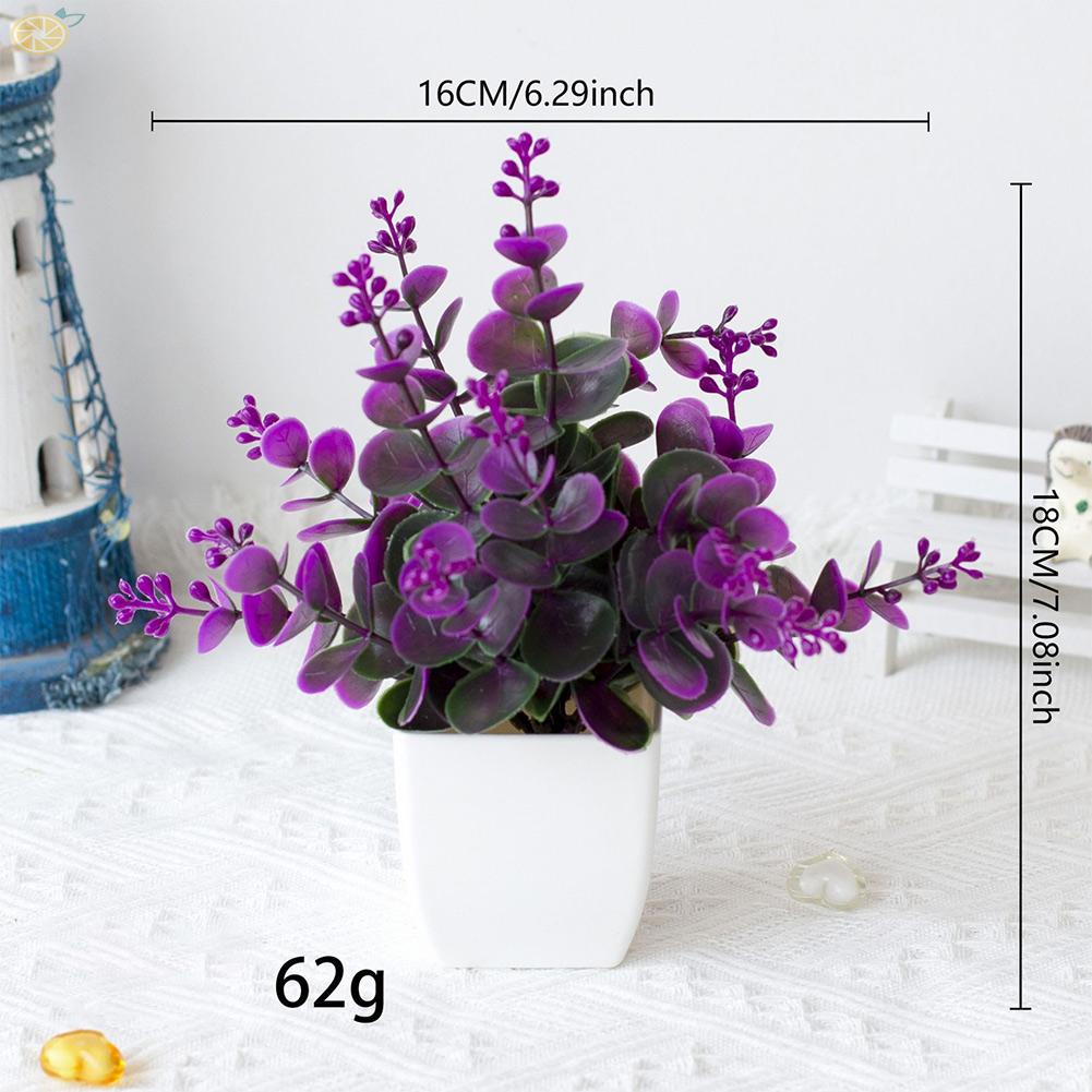 【VARSTR】Artificial Bonsai Shops Table Decoration 18x16cm Arrangement Bedroom Courtyards