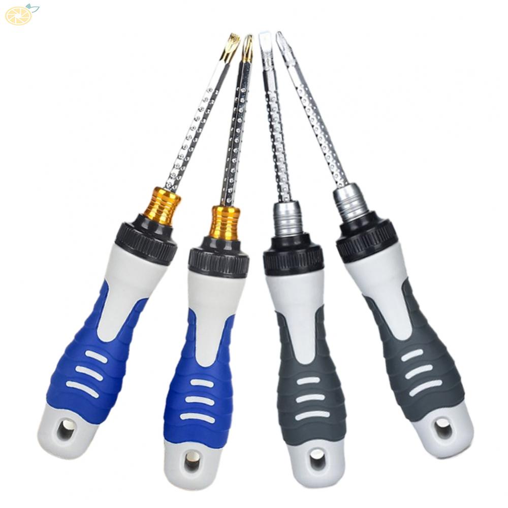 【VARSTR】Detachable Dual purpose Ratchet Screwdriver Tool Set for Furniture Installation and Maintenance
