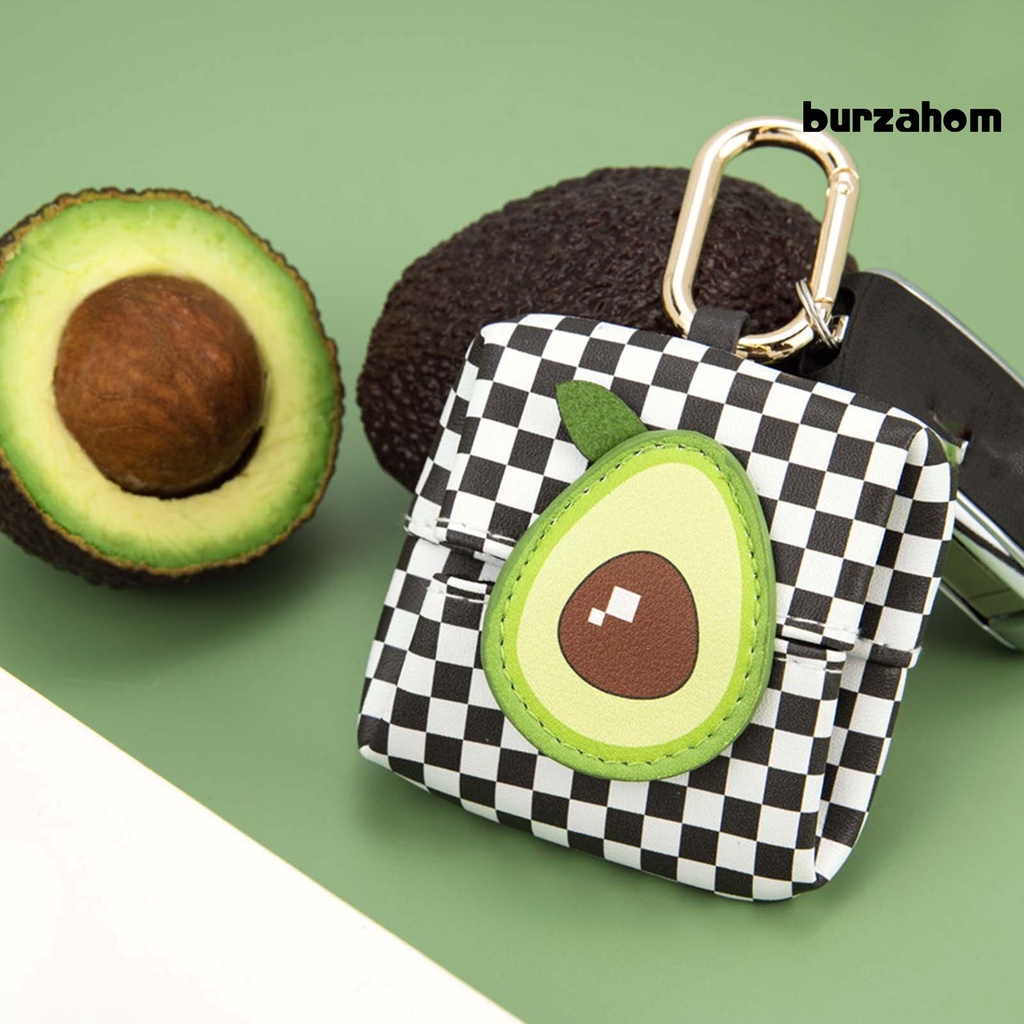 Túi Giả Da Đựng Son Môi / Tai Nghe Đa Năng Chống Mài Mòn Họa Tiết Hoạt Hình Dễ Thương