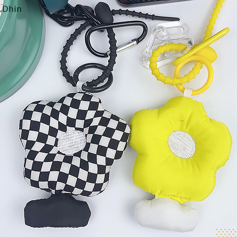 Móc Khóa Hình Nút Xoắn Màu Trắng Đen Độc Đáo