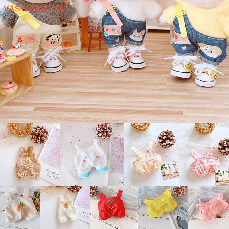 Quần Yếm Dài 20CM Xinh Xắn Cho Búp Bê VN