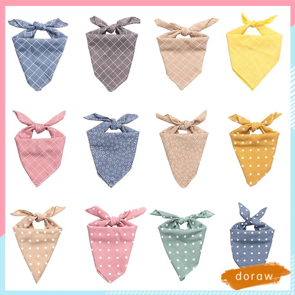 Khăn Choàng Cổ Tam Giác Họa Tiết Chấm Bi Dành Cho Thú Cưng
