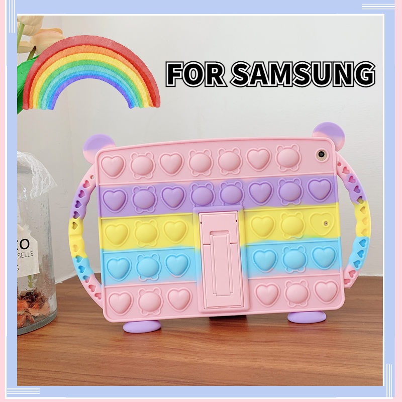 Ốp Máy Tính Bảng Silicone Trẻ Em P619 X205 Cho Samsung Tab S6 Lite / Tab A8 10.5 &quot;/ Tab A 8.0 2019 / Tab A7 Lite 8.7&quot; 10.4 &quot;P610 P613 X200 T295 P205 T500 T505