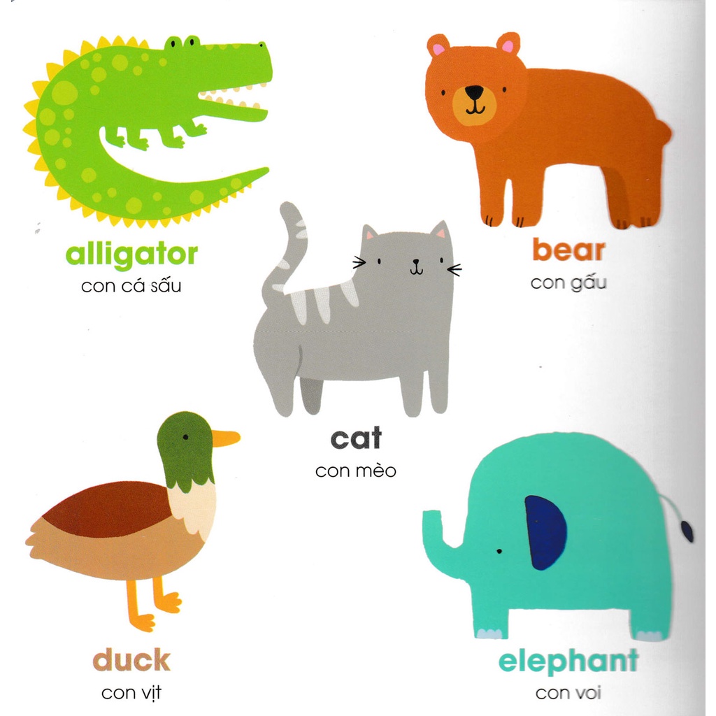 Bộ Sách Đồ Chơi - Giúp Bé Phát Triển Từ Vựng Và Nhận Biết Động Vật: Chuyến Tàu Của Các Loài Động Vật  - TV