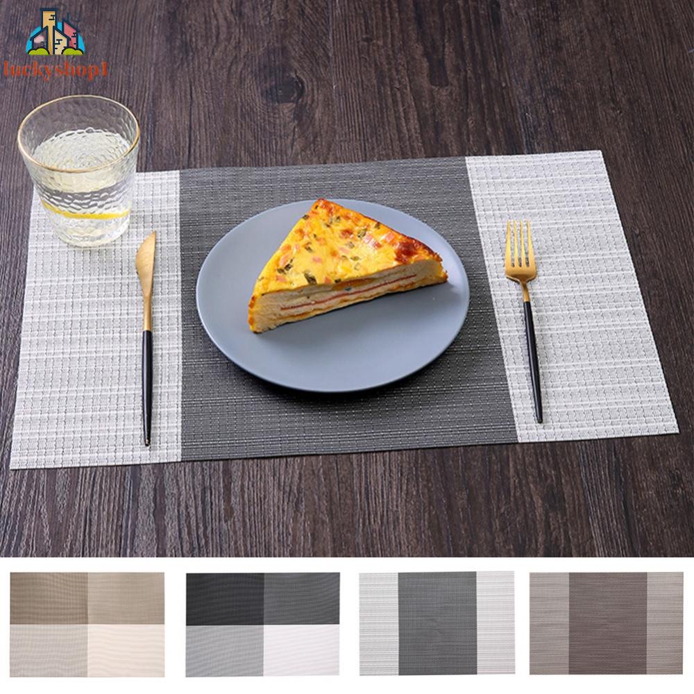 Set 6 Tấm Lót Bàn Ăn Chống Trượt 45 * 30cm