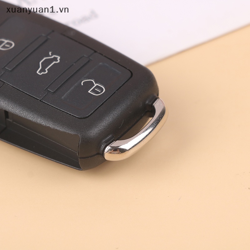1 Chìa Khóa Điều Khiển Từ Xa 3 Nút Bằng Kim Loại Cho Xe Hơi