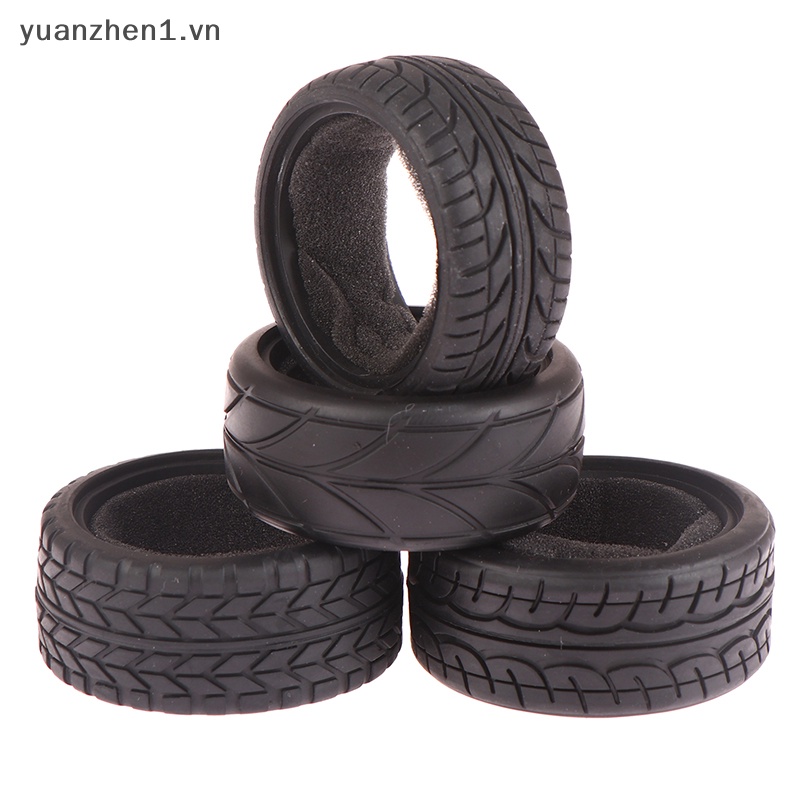 Bộ Bánh Xe Cao Su 65mm Vành Xốp Thay Thế Cho Xe Điều Khiển Từ Xa Tỉ Lệ 1 / 10