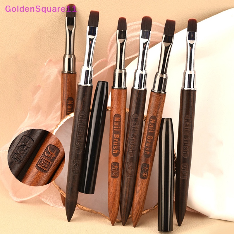 1 Cọ Sơn Móng Tay Màu Vàng Kim UV Gel Nhanh Chóng