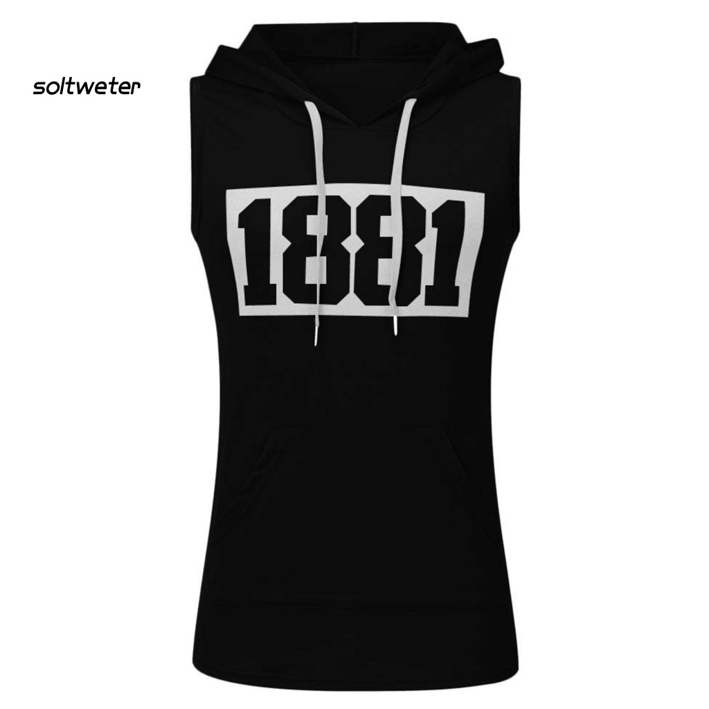 Áo Ba Lỗ Thể Thao Mỏng Mùa Hè In Số Cổ Điển Cho Nam