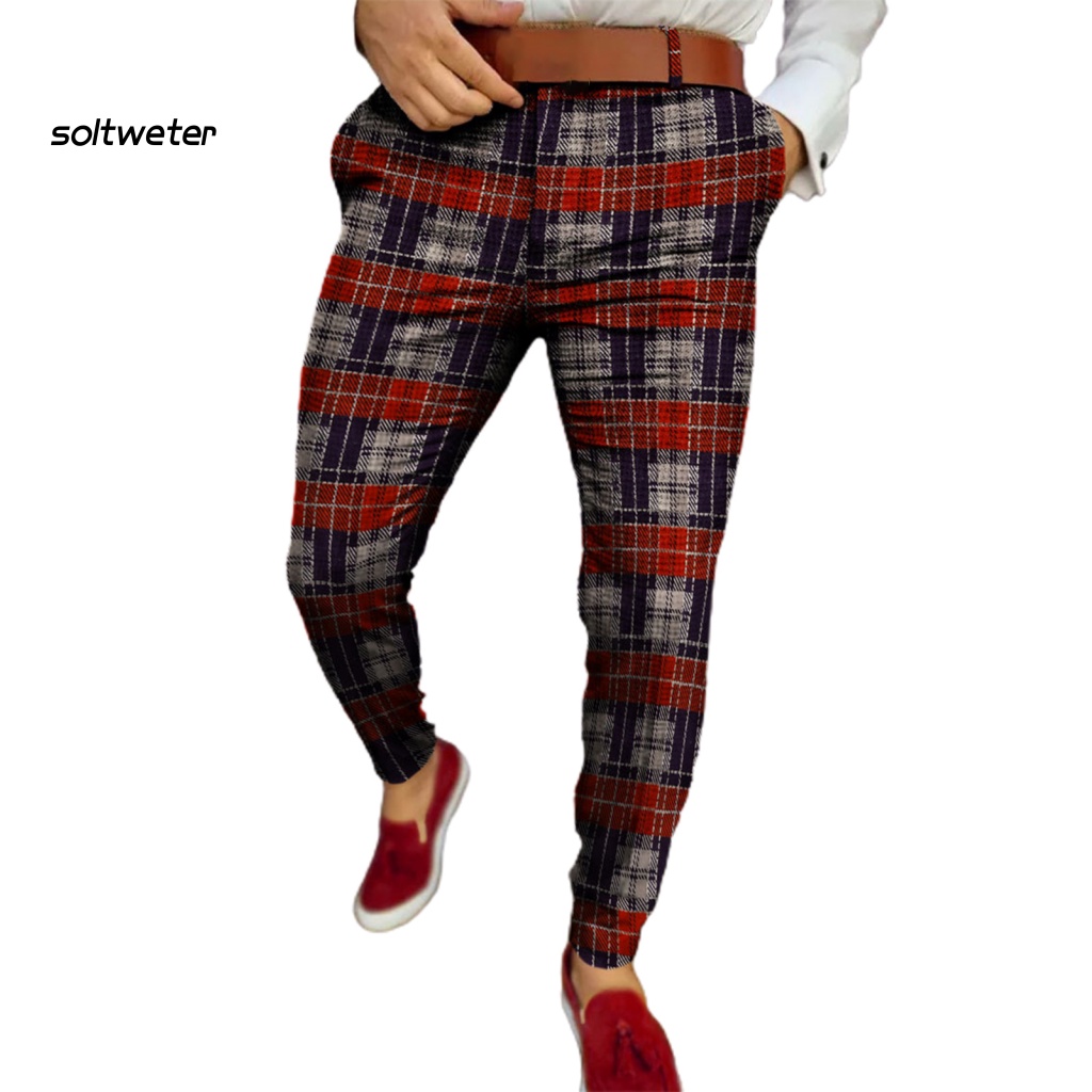 Quần Dài Tới Mắt Cá Chân Lưng Vừa Kẻ Sọc Phong Cách Doanh Nhân Thời Trang Cho Nam