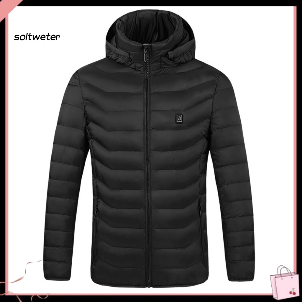 Áo Khoác Sưởi Ấm USB 3 Chế Độ 9 Khu Vực Có Thể Giặt Lại Cho Mẹ Và Bé