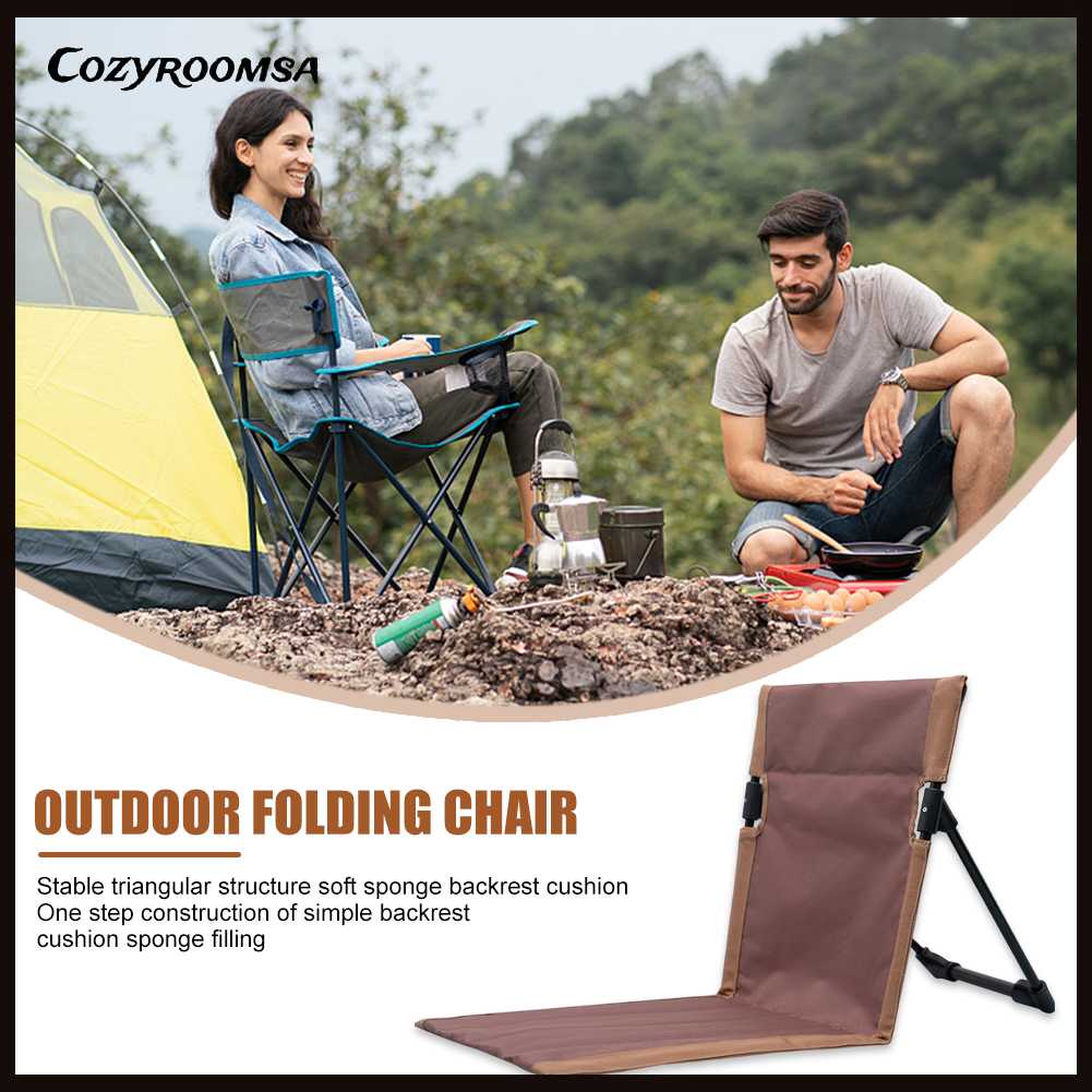 Đệm Tựa Lưng Gấp Gọn Nhẹ Thoải Mái Cho Sân Vườn