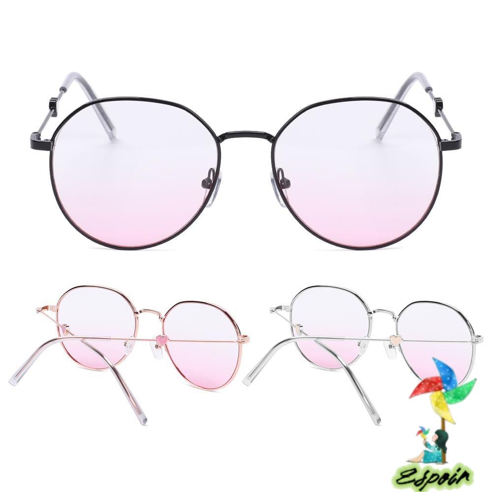 Kính Đọc Sách Gọng Kim Loại Chống Ánh Sáng Xanh Hình Trái Tim Dễ Thương