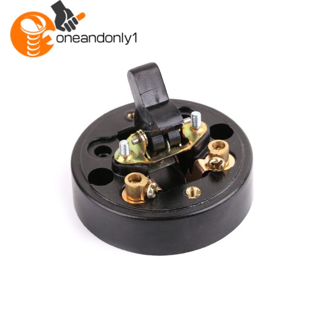 [COD] Công Tắc Đèn Gắn Tường Một Nút Tròn Cổ Điển Thời Trang