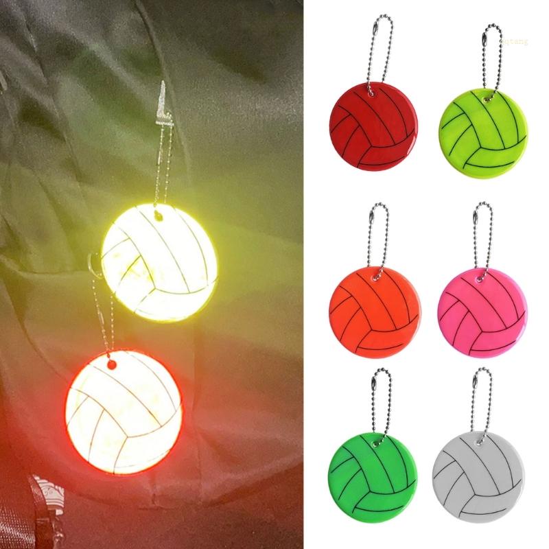QQ Set 5 Móc Khóa Dạ Quang Hai Mặt Cảnh Báo An Toàn