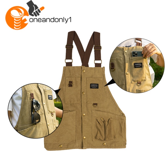 Tạp Dề Nhiều Túi Tùy Chỉnh Đa Năng Tiện Dụng Cho Nam Và Nữ