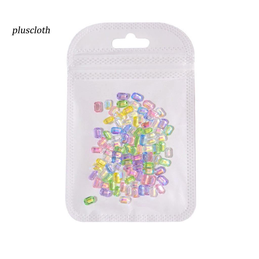 Set 100 Hạt Đá 3D Trang Trí Móng Tay Sau Lưng