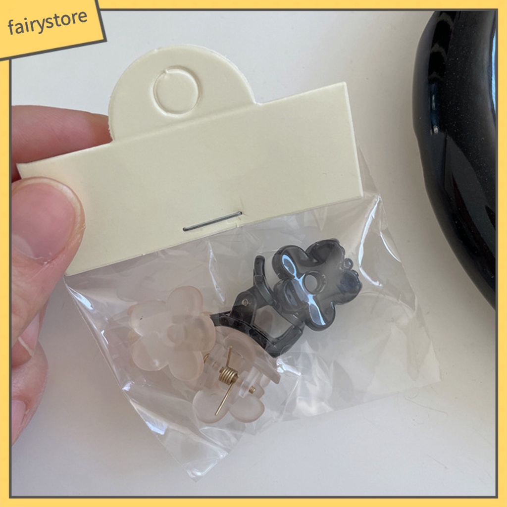 Bộ 4 Kẹp Tóc Hình Hoa Mini Xinh Xắn Cho Bé Gái