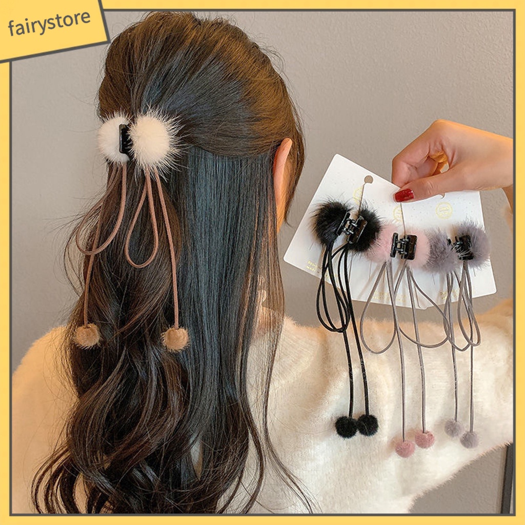 Kẹp Tóc Hình Chiếc Răng Nhỏ Đính Nơ Ruy Băng Phong Cách Hàn Quốc Cho Nữ