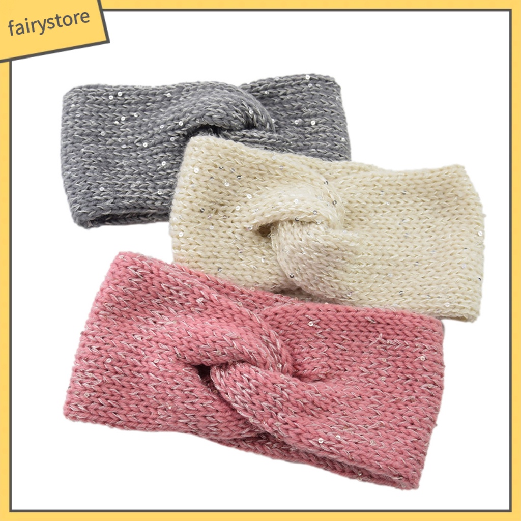 Băng Đô Dệt Kim Hai Lớp Ấm Áp Dùng Trang Trí Hàng Ngày