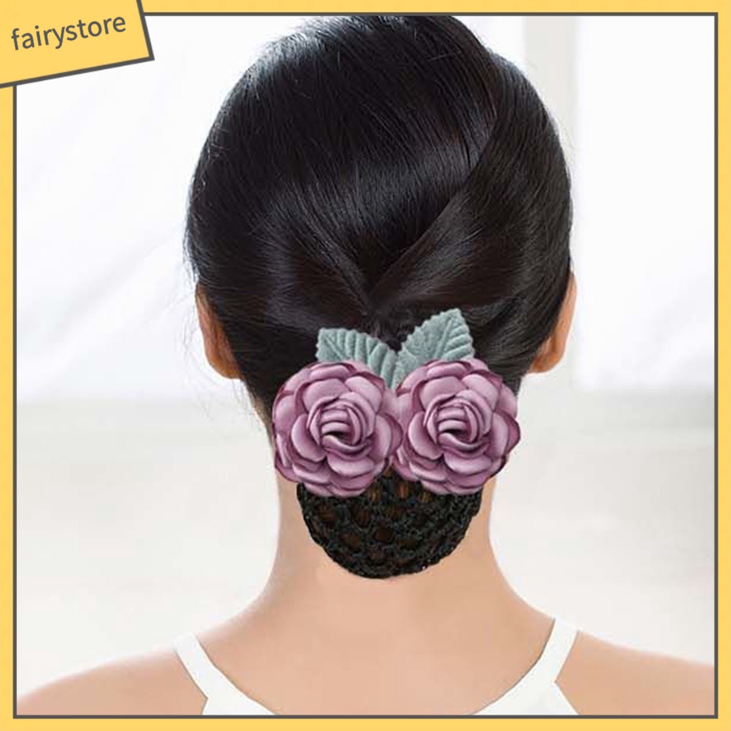 Dây Buộc Tóc Co Giãn Hình Chiếc Lá Màu Sắc Tương Phản Chống Rơi Vỡ Dành Cho Nữ