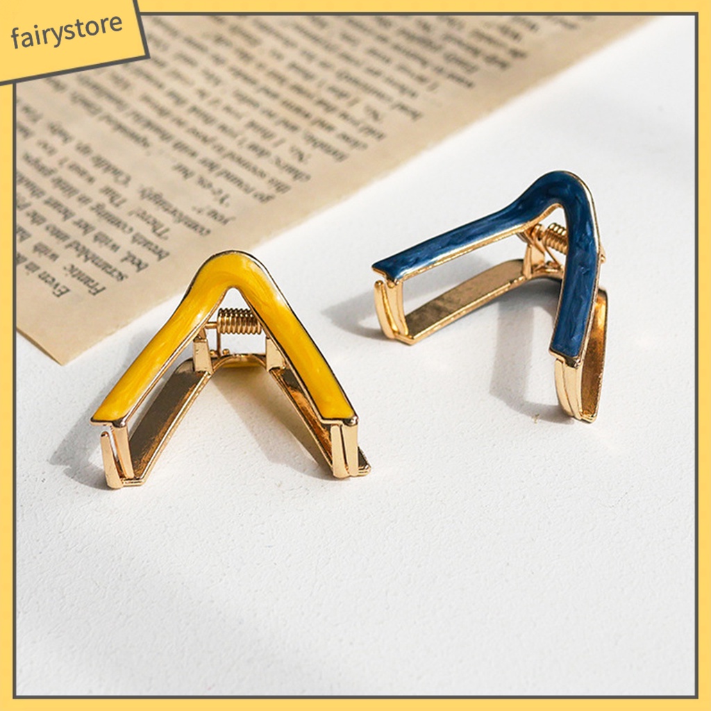 Kẹp Tóc Hợp Kim Hình Chữ V Trang Trí Tóc Cho Nữ