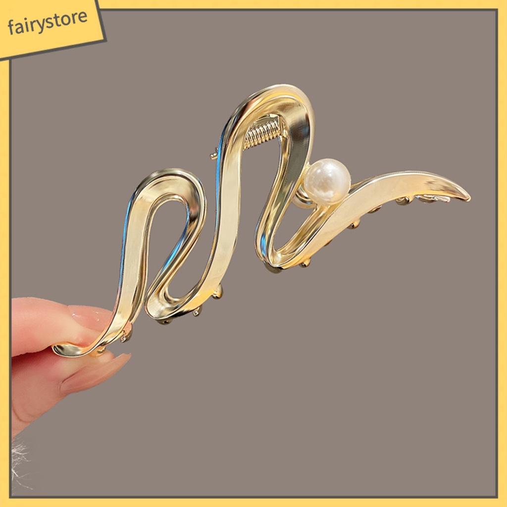 Kẹp Tóc Đính Ngọc Trai Giả Tinh Tế Cho Nữ