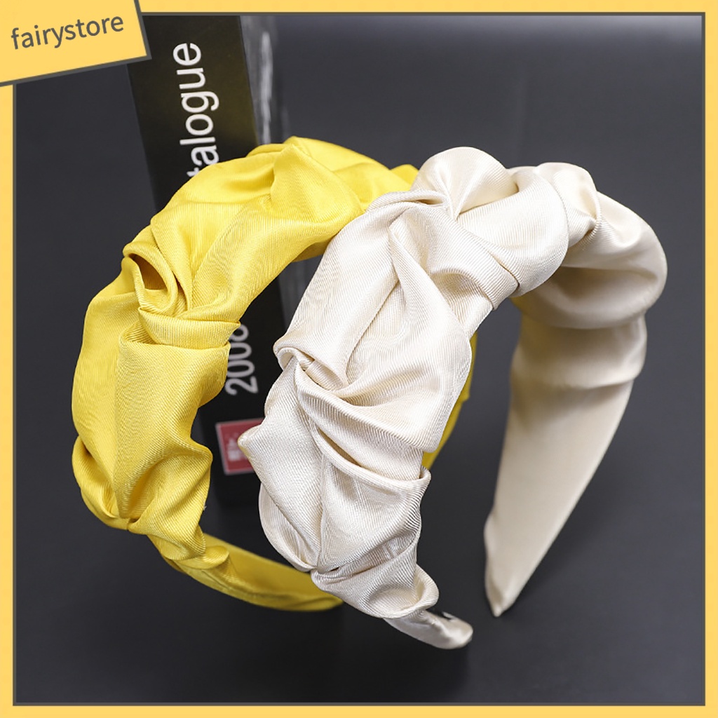 Cài Tóc Trơn Màu Chống Trượt Bản Rộng Dùng Hàng Ngày