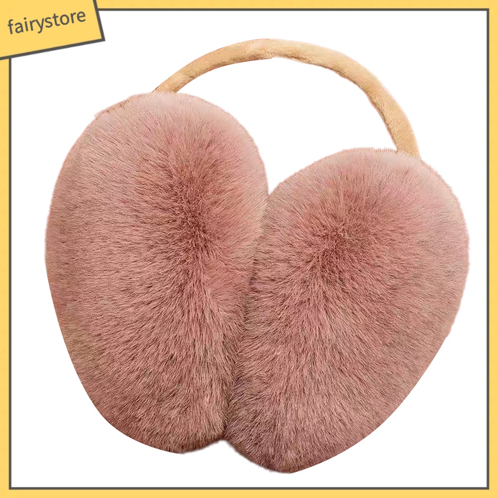 Chụp Tai Giữ Ấm Hình Tròn Bằng Lông Nhung Dày Dặn Cho Hoạt Động Ngoài Trời