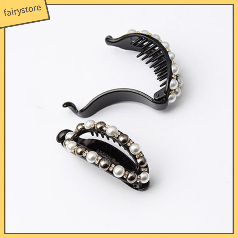 Kẹp Tóc Đính Ngọc Trai Giả Thời Trang Cho Nữ